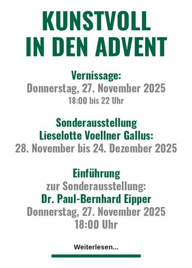 Kunstvoll in den Advent