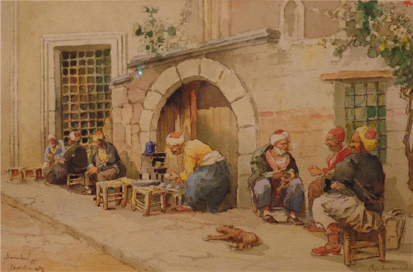 Türkisches Straßencafé, Pavlekevich